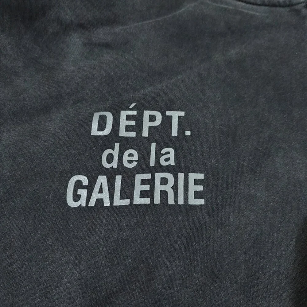 Gallery Dept Black Zip-Up Hoodie - Picture 6 of 10